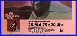 BILLY COBHAM rare vintage original Hamburg 1975 concert poster TOTAL ECLIPSE