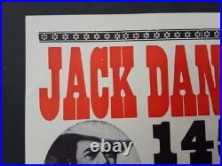 BILL MONROE 1995 JACK DANIELS Hatch Show Print VASSAR CLEMENTS Concert Poster