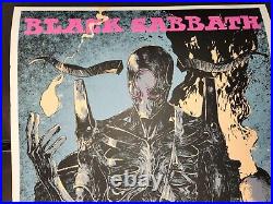 BLACK SABBATH RARE CONCERT POSTER LONDON ENGLAND 1971 Artist Proof #15/36