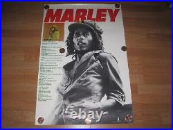 BOB MARLEY 1976 US Tour Concert poster- LARGE Chris Blackwell Island Records