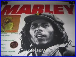 BOB MARLEY 1976 US Tour Concert poster- LARGE Chris Blackwell Island Records