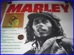 BOB MARLEY 1976 US Tour Concert poster- LARGE Chris Blackwell Island Records