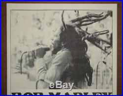 BOB MARLEY & THE WAILERS 1978 ORIGINAL CONCERT POSTER 1ST PRINT / Reggae Rasta