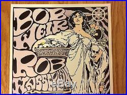 BOB WEIR Grateful Dead Concert Tour 1991 FRANK KOZIK ORIGINAL SIGNED Poster RARE