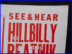 BR5-49 HATCH SHOW PRINT Robert's Western World Nashville 1996 Concert Poster