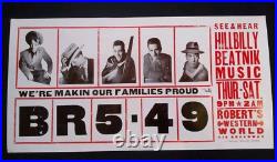 BR5-49 HATCH SHOW PRINT Robert's Western World Nashville 1996 Concert Poster