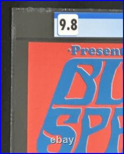 BUFFALO SPRINGFIELD Santa Barbara 1967 Concert Poster N Young AOR 3.39 CGC 9.8