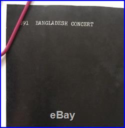 Bangladesh Concert Original Vintage Poster George Harrison Bob Dylan 1971 Pin-up