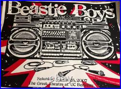 Beastie Boys 2007 Greek Theatre Concert Poster Rare Original Print