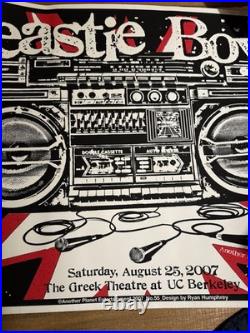 Beastie Boys 2007 Greek Theatre Concert Poster Rare Original Print