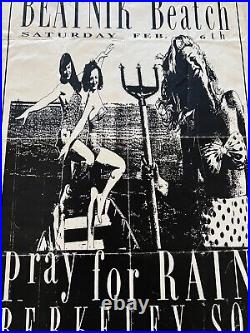 Beatnik Beatch Bikini Devil Girls Berkeley Square Punk Original Concert Poster