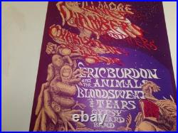 Bill Graham-1968 Fillmore Concert Poster-BG#132-Chambers Brothers-Burdon/Animals
