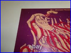 Bill Graham-1968 Fillmore Concert Poster-BG#132-Chambers Brothers-Burdon/Animals