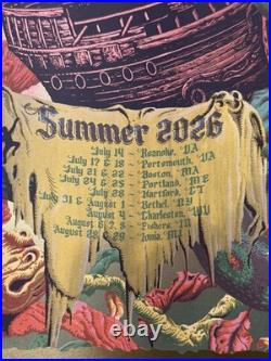 Billy Strings Concert Poster Summer Tour 2026 Williams Gold Foil Print Ship