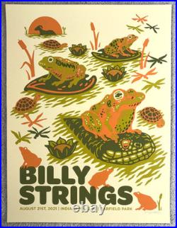 Billy Strings Indianapolis Garfield Park August 21 2021 Concert Tour Poster Se