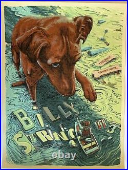 Billy Strings Milwaukee poster 2021 concert tour riverside theater limited ed