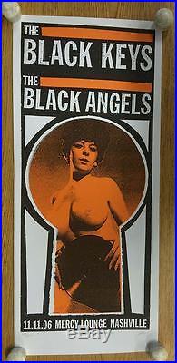 Black Keys Angels Nashville 2006 Original Concert Poster Print Mafia Silkscreen