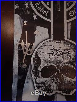 Black Label Society Signed Autographed Concert Tour Vinyl Poster Zakk Wylde