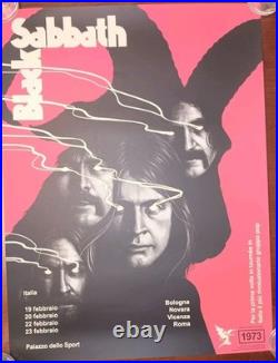 Black Sabbath 18x24 Concert Tour Poster 1973 Italy #42/250 Matt Ryan Tobin