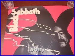 Black Sabbath 18x24 Concert Tour Poster 1973 Italy #42/250 Matt Ryan Tobin