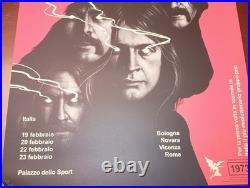 Black Sabbath 18x24 Concert Tour Poster 1973 Italy #42/250 Matt Ryan Tobin