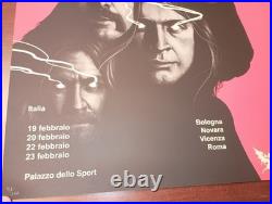 Black Sabbath 18x24 Concert Tour Poster 1973 Italy #42/250 Matt Ryan Tobin