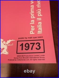 Black Sabbath 18x24 Concert Tour Poster 1973 Italy #42/250 Matt Ryan Tobin