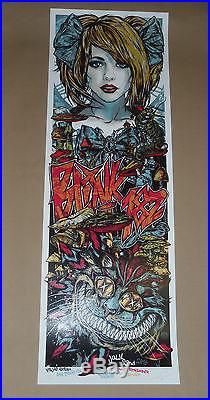 Blink 182 Rhys Cooper San Diego signed concert poster art print 2016 Alice