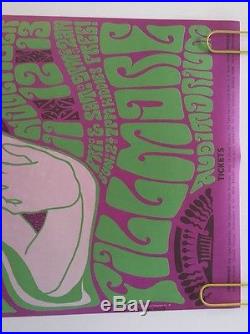 Bola Sete Country Joe & Buffalo Springfield Concert Poster Bill Graham Fillmore