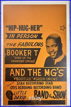 Booker T And The MG's 1968 Concert Show Poster