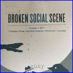 Broken Social Scene Poster Osheaga Festival Montreal 2017