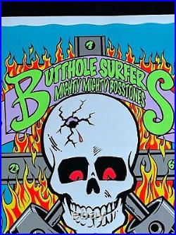 Butthole Surfers 1993 US Tour Frank Kozik Original Concert Poster signed