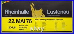 CAT STEVENS mega rare vintage original Lustenau 1976 concert poster