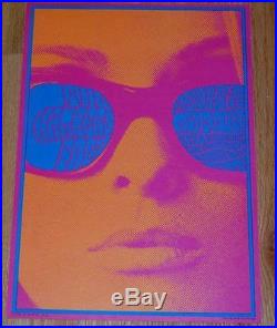 CHAMBERS BROTHERS NEON ROSE NR6 1967 concert poster MATRIX VICTOR MOSCOSO