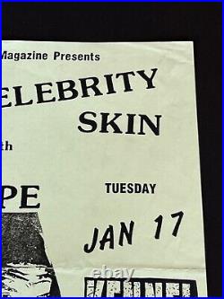Celebrity Skin Dope Kennel Club Rondo Hatton Original Concert Poster