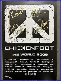 Chickenfoot Band Lot Signed Autographed Concert Poster, Ltd Ed. Poster 3 Bonuses