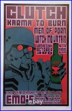 Clutch Concert Poster 2001 Austin
