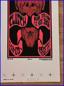 Clutch Five Horse Johnson Dub Trio Ohio 07 Original 2 Concert Poster Proof Uncut