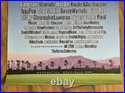 Coachella 2001 Original Concert Poster Jane's Addiction Weezer Chemical Brothers