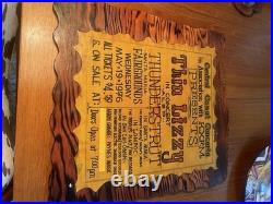 Concert poster original Attic Find Look! Thin Lizzy