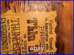 Concert poster original Attic Find Look! Thin Lizzy