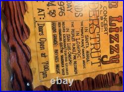 Concert poster original Attic Find Look! Thin Lizzy