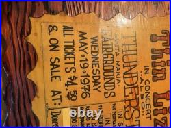 Concert poster original Attic Find Look! Thin Lizzy