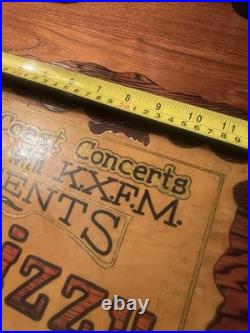Concert poster original Attic Find Look! Thin Lizzy