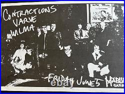 Contractions Varve Wilma Original Mabuhay Gardens Concert Poster