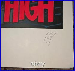 Coop Silkscreen 1998 Signed and Numbered Electric Frankenstein Concert Poster