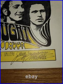 Country Joe and The Fish Band Concert Poster Original 1968 Signed Bob Masse