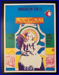 Cream Concert Poster 1968 Taj Mahal Santa Barabara