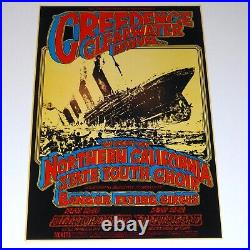 Creedence Clearwater Revival Fillmore West Original 1969 Concert Poster Bg174
