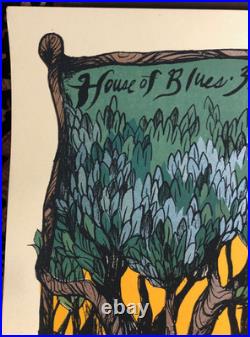 Crowded House Silkscreen Concert Poster by Diana Sudyka Signed & Numbered 2007